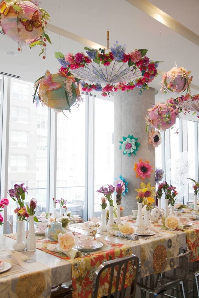 Floral High Tea Bridal Shower Ideas