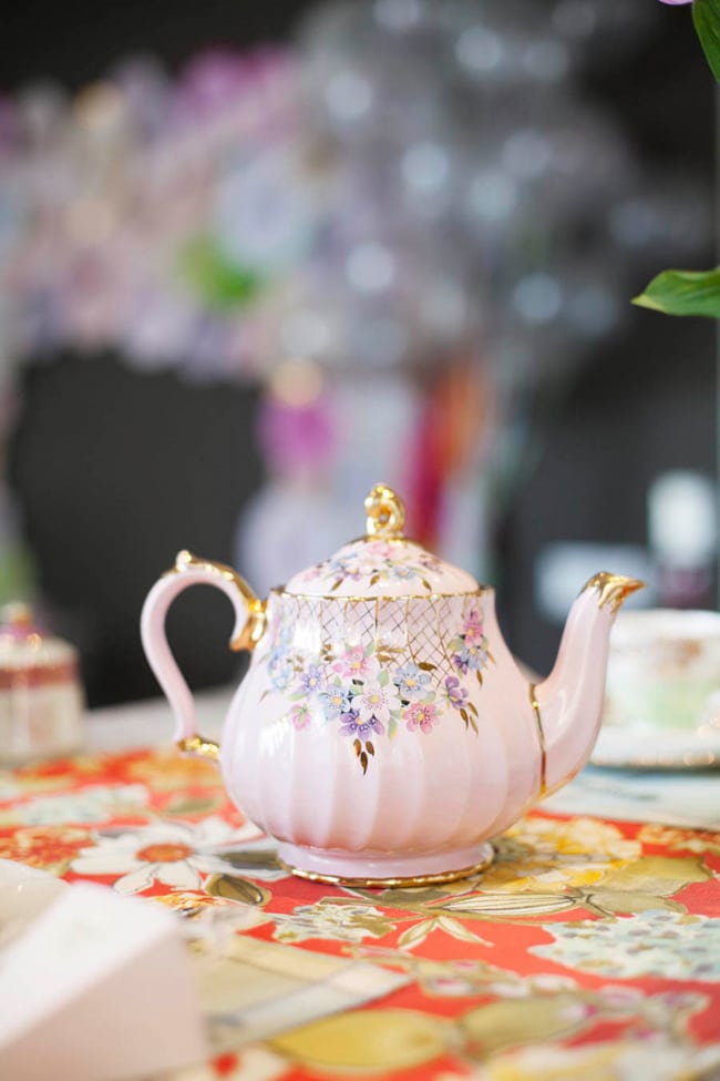 Floral High Tea Bridal Shower Ideas