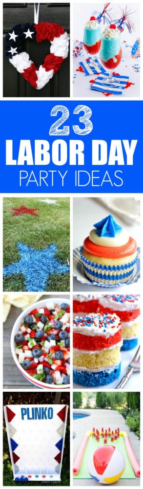 23 Perfect Labor Day Party Ideas | Recipes, Games, Decor | Featured on Pretty My Party
