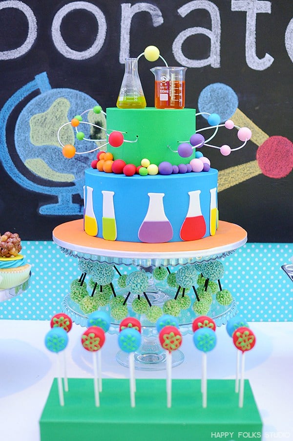 Mad Scientist Cake | Mad Scientist Party Ideas