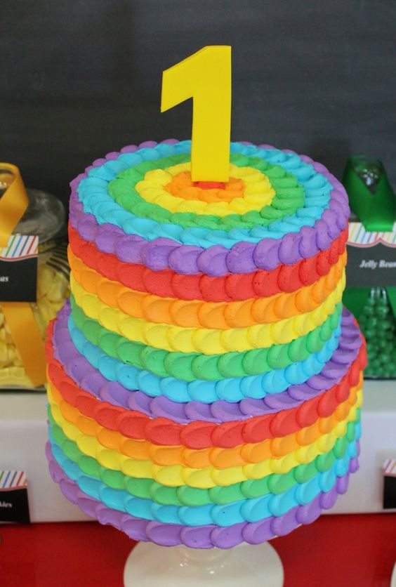 Rainbow Cake | Rainbow Party Ideas
