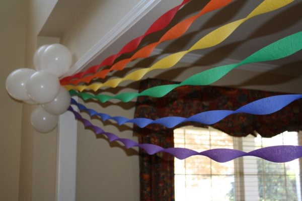 Rainbow Party Decoration Idea | Rainbow Party Ideas