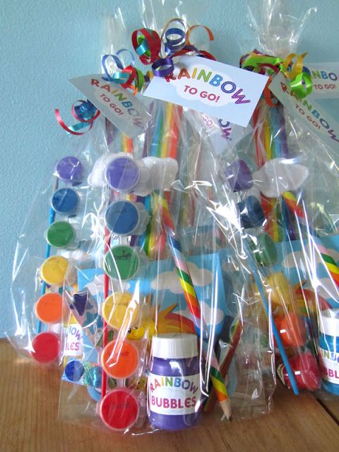 Rainbow Party Favors | Rainbow Party Ideas