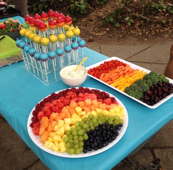 A Colorful Rainbow Party and DIY Desserts Table - Party Ideas