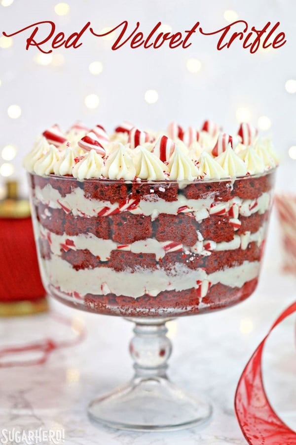 Red Velvet Trifle Recipe | Holiday Trifle Recipes
