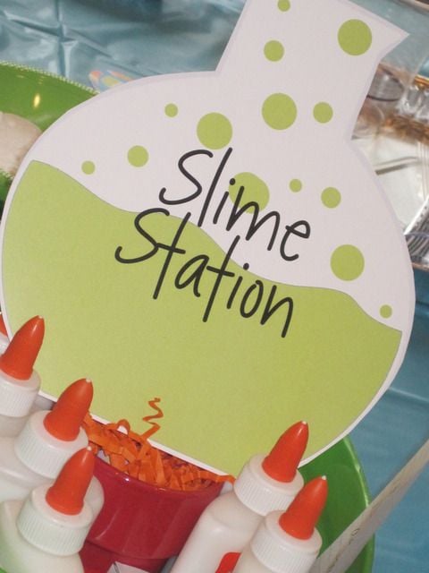 Slime Station | Mad Scientist Party Ideas