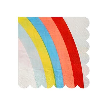 Small Rainbow Napkin | Rainbow Party Ideas