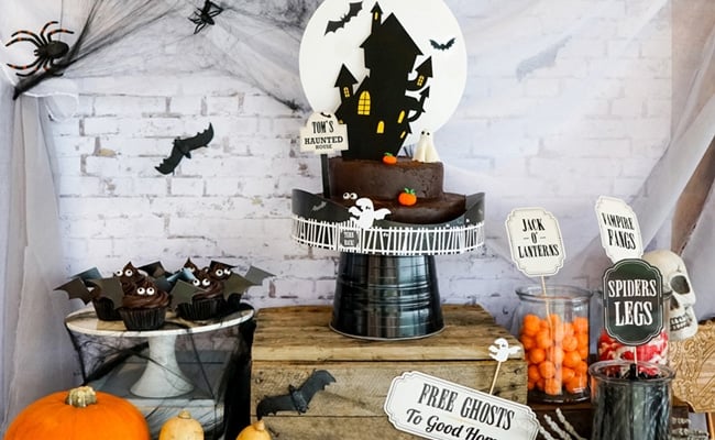 Spooky Haunted House Party featured on Pretty My Party