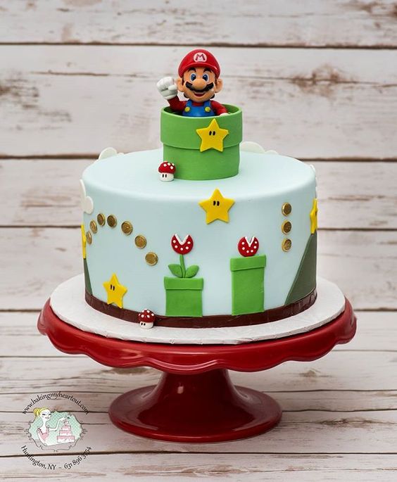 Super Mario Birthday Cake | Super Mario Party Ideas
