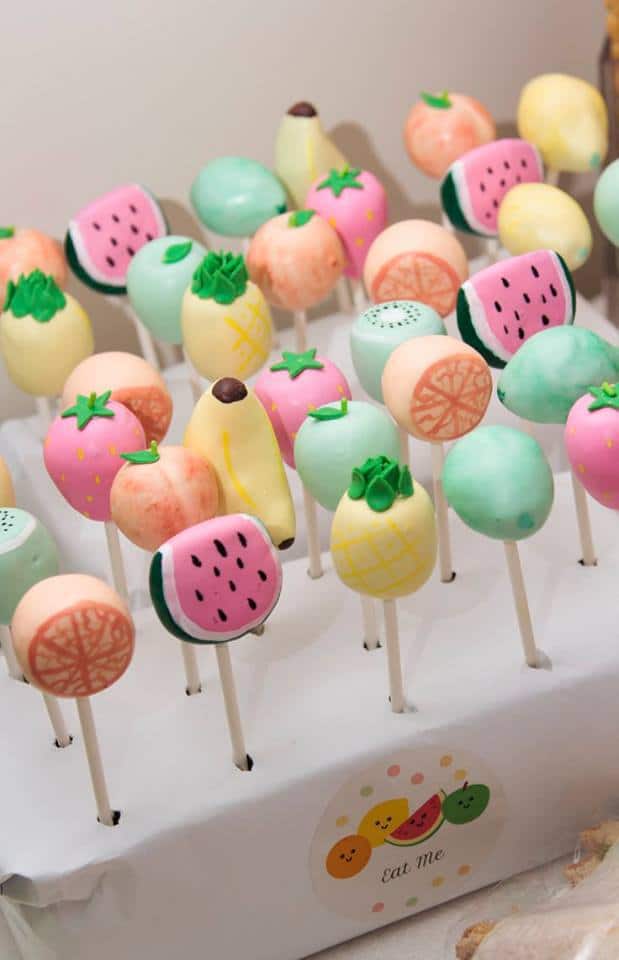 Tutti Frutti Cake Pops | Tutti Frutti Party Ideas