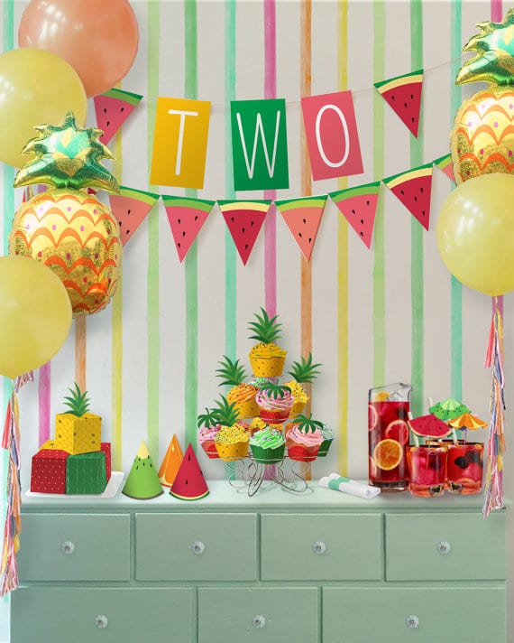 Tutti Frutti Dessert Table | Tutti Frutti Party Ideas