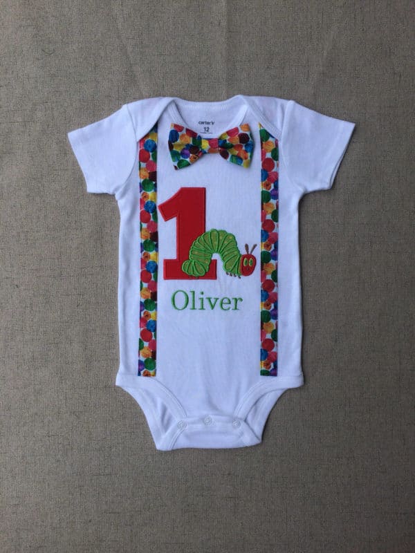Very Hungry Caterpillar Onesie | Very Hungry Caterpillar Party Ideas