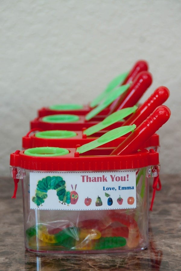 Very Hungry Caterpillar Favor Ideas | Very Hungry Caterpillar Party Ideas