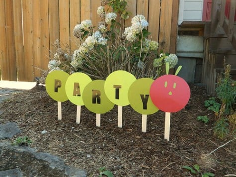 Very Hungry Caterpillar Party Sign | Very Hungry Caterpillar Party Ideas