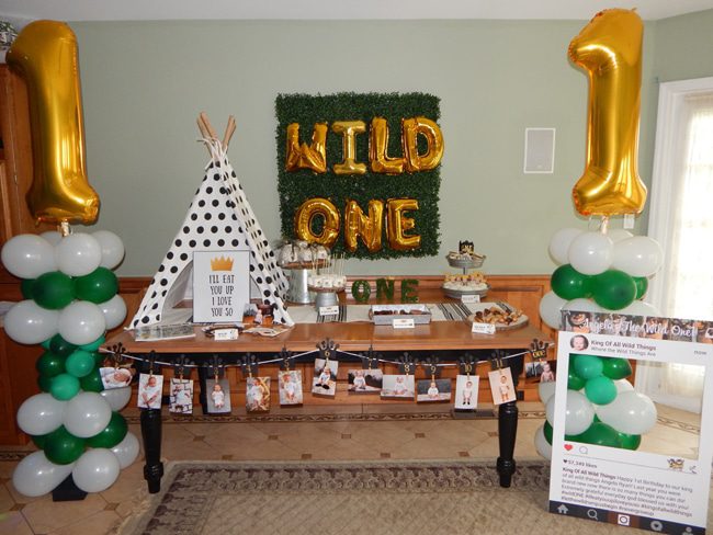 Wild One First Birthday Party featured on Pretty My Party