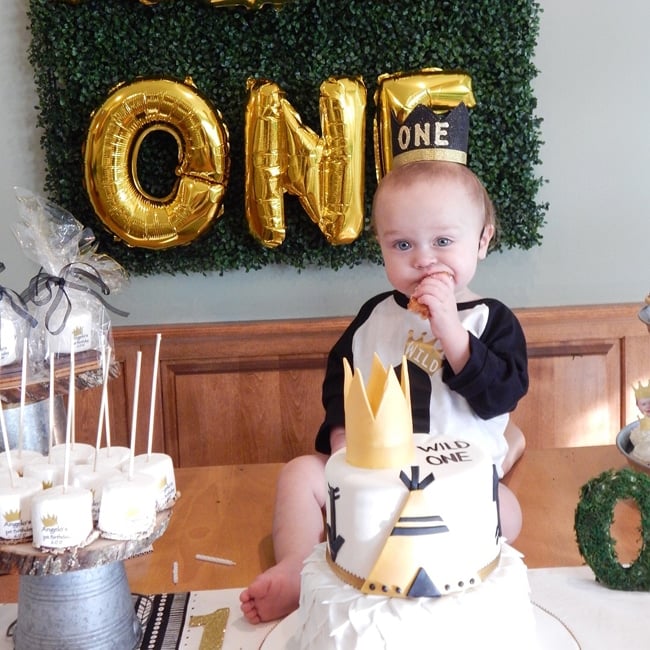 Wild One First Birthday Party featured on Pretty My Party