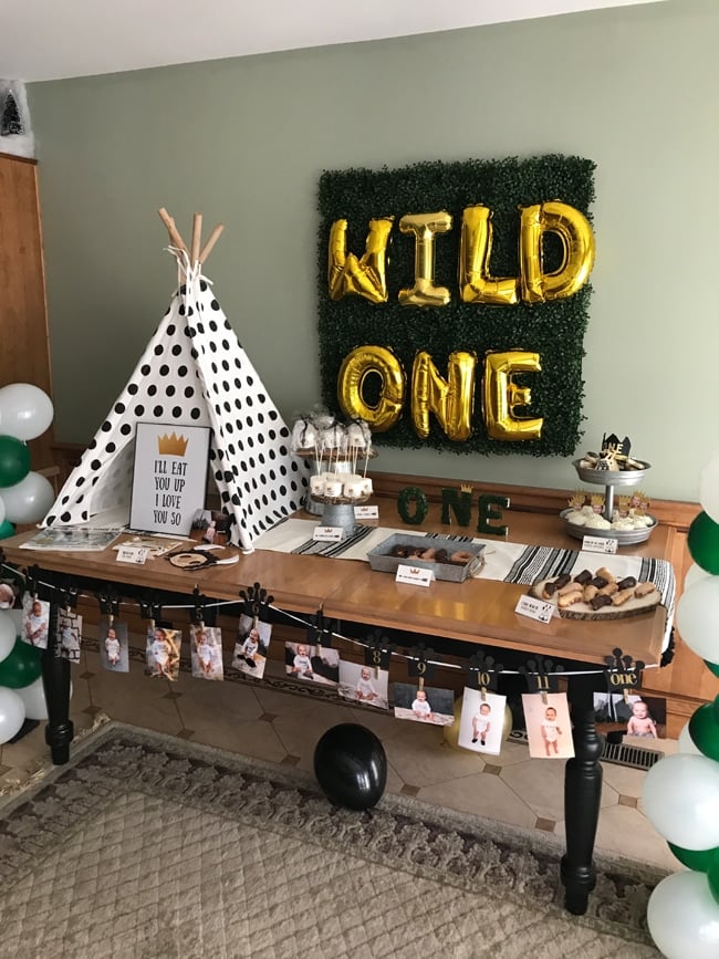 Adorable Wild One First Birthday Party - Pretty My Party