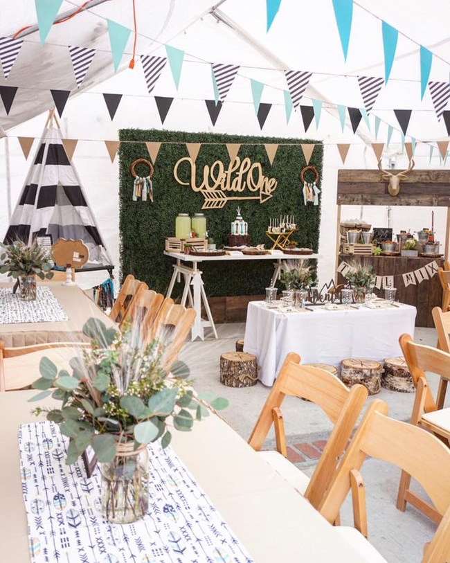 Wild One Themed Birthday Party featured on Pretty My Party