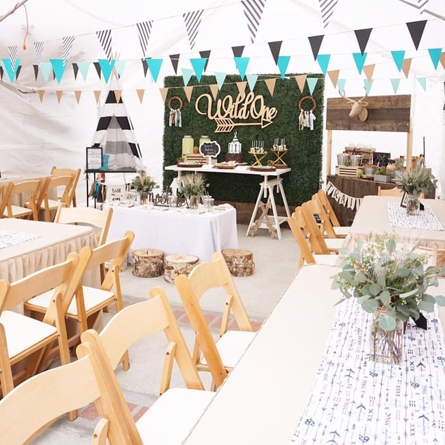 Wild One Themed Birthday Party featured on Pretty My Party