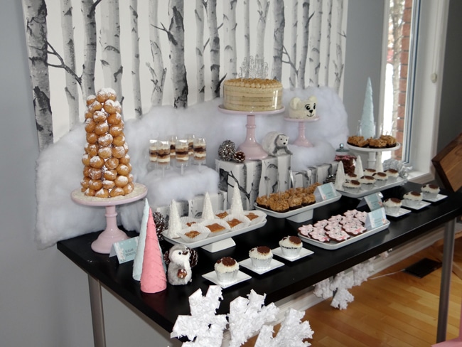 Winter Wonderland Party Desserts