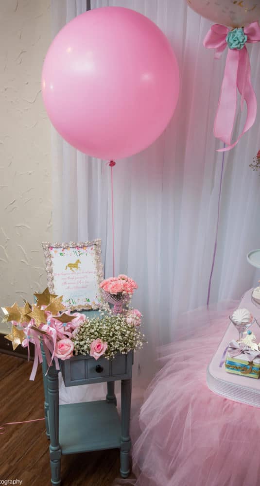 Baby Unicorn Themed First Birthday Party on Pretty My Party