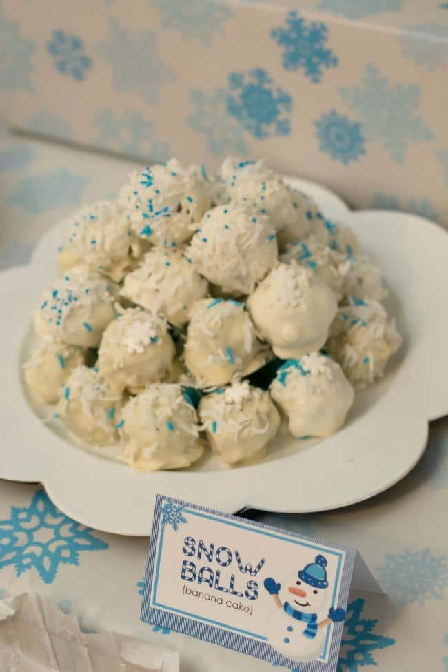 Snowballs | Winter Wonderland Party Ideas