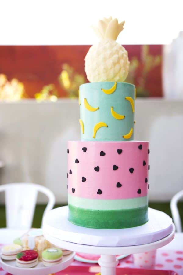 Tutti Frutti Birthday Cake | Tutti Frutti Party Ideas