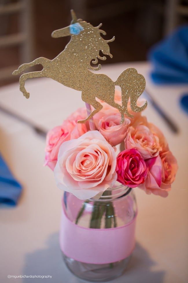 Baby Unicorn Themed First Birthday Party on Pretty My Party