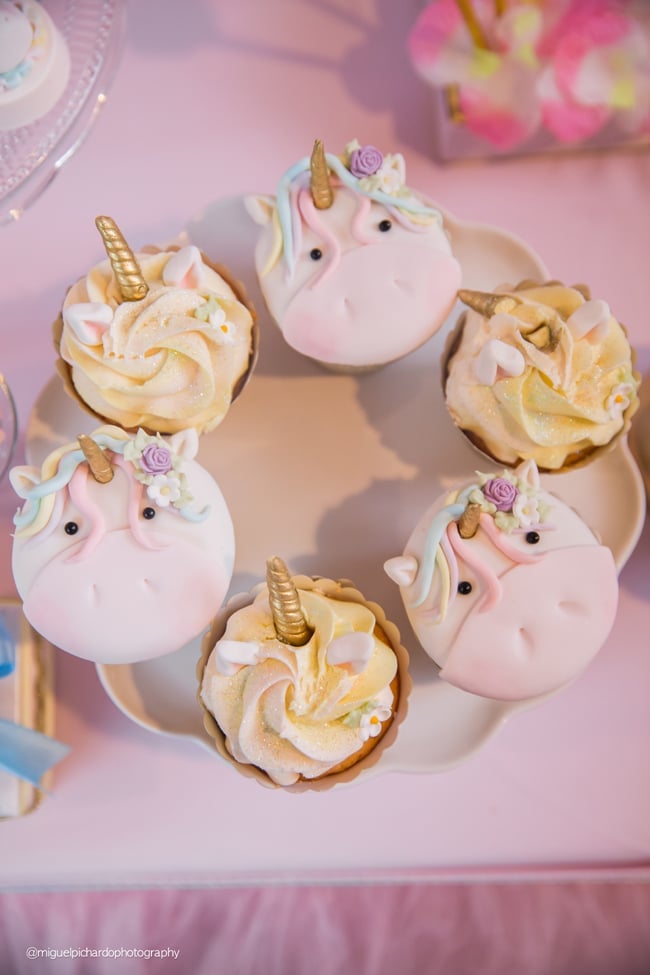 Baby Unicorn Themed First Birthday Party on Pretty My Party