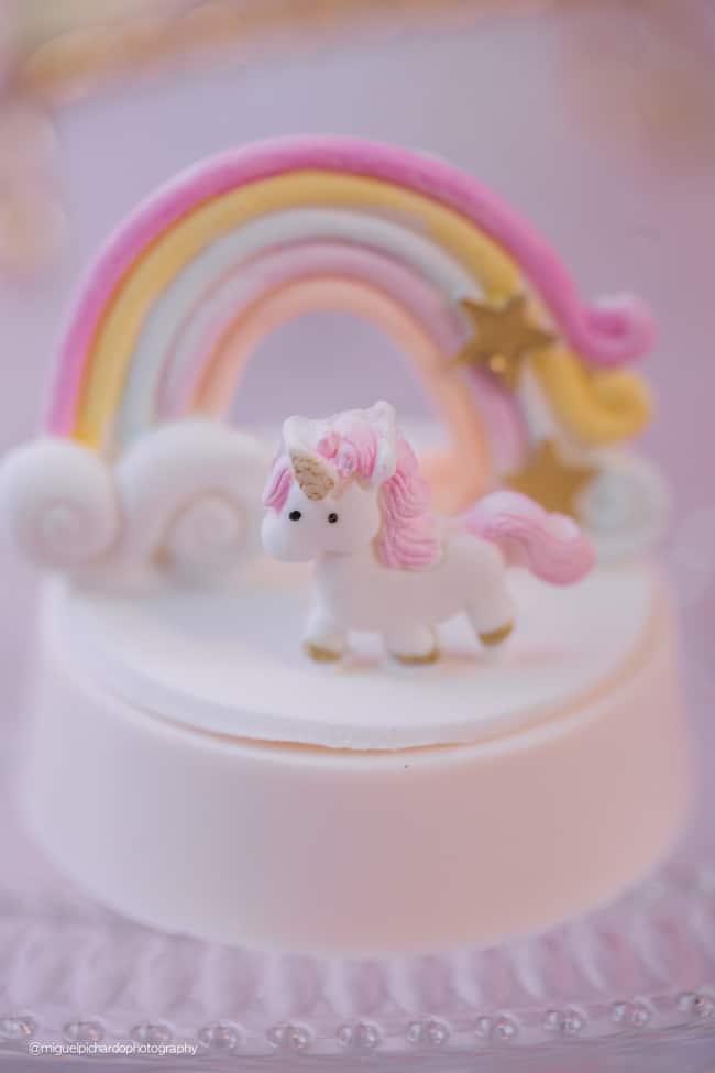 Baby Unicorn Themed First Birthday Party on Pretty My Party