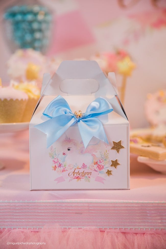 Baby Unicorn Themed First Birthday Party on Pretty My Party