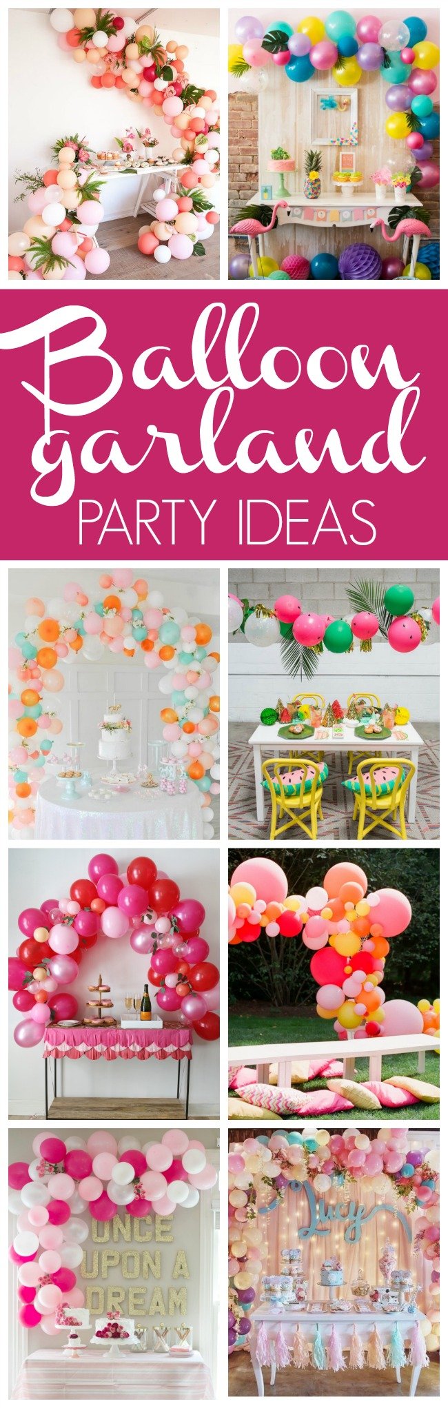 16 Balloon Garland Party Ideas