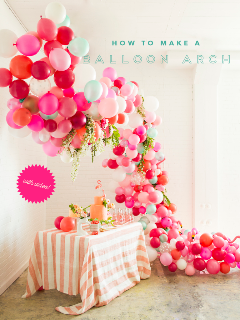 How to Make a Balloon Arch Tutorial