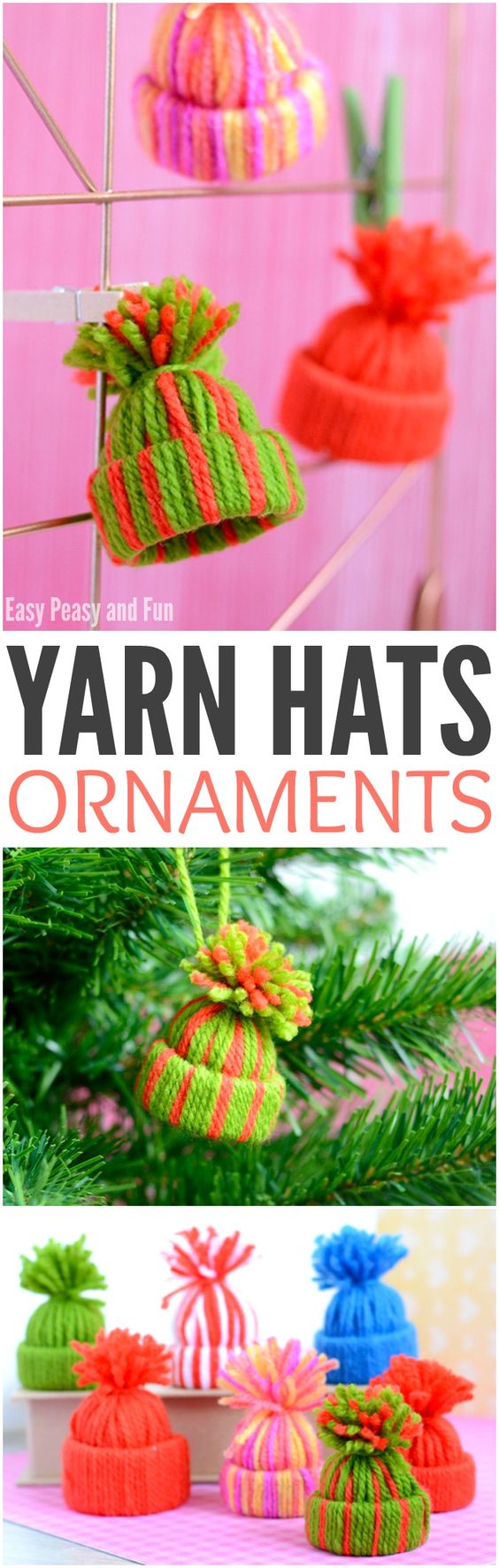 26 Adorable Handmade Christmas Ornaments - Pretty My Party