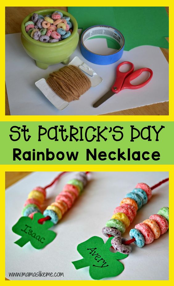 St. Patrick's Day Rainbow Necklaces