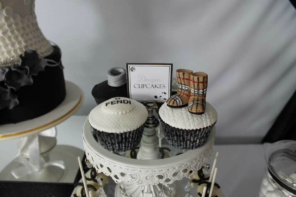 Fashion Designer Cupcakes