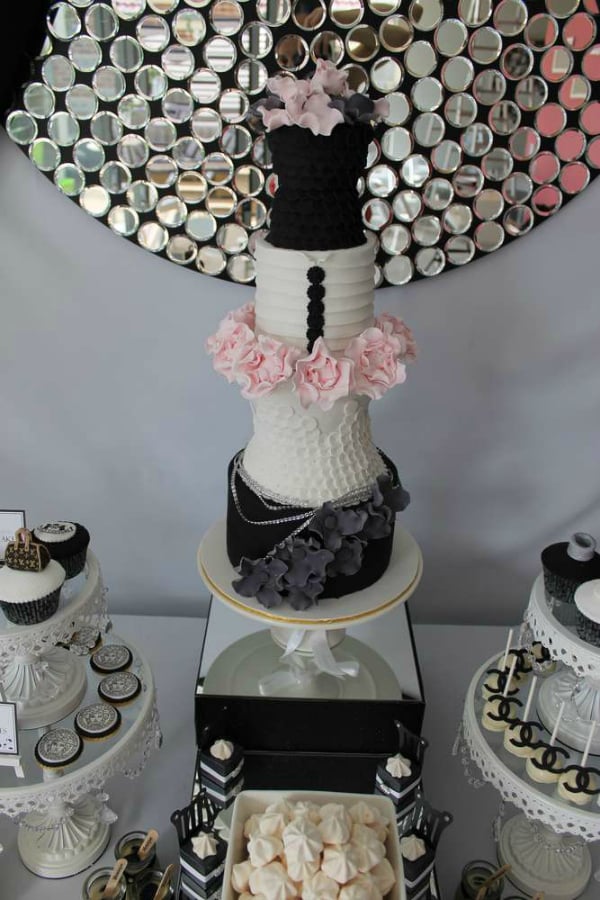 Fashion Themed Birthday Cake
