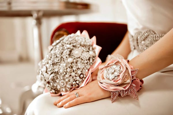 Brooch Wedding Bouquet and Corsage