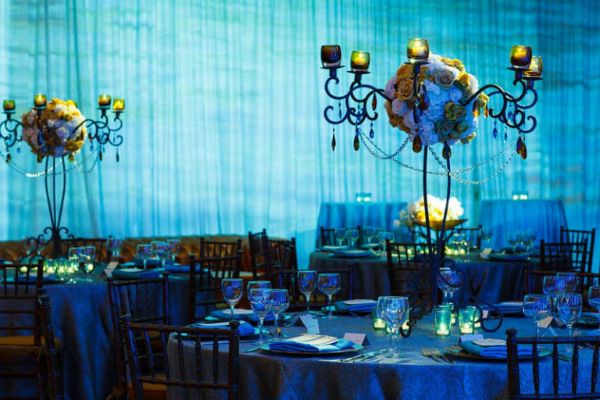 Gorgeous Blue Wedding Reception Ideas