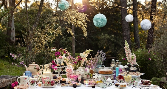 Playful Vintage Tea Party