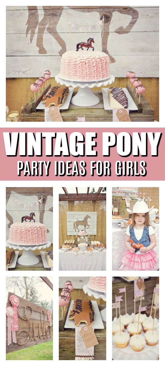 Vintage Pony Party on Pretty My Party
