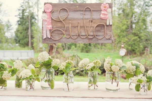 Wooden Name Party Sign