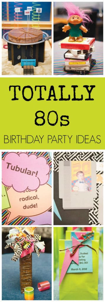 Totally 80s Themed Birthday Party Ideas | Pretty My Party