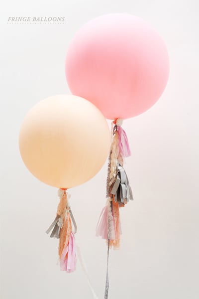 DIY Fringe Balloons