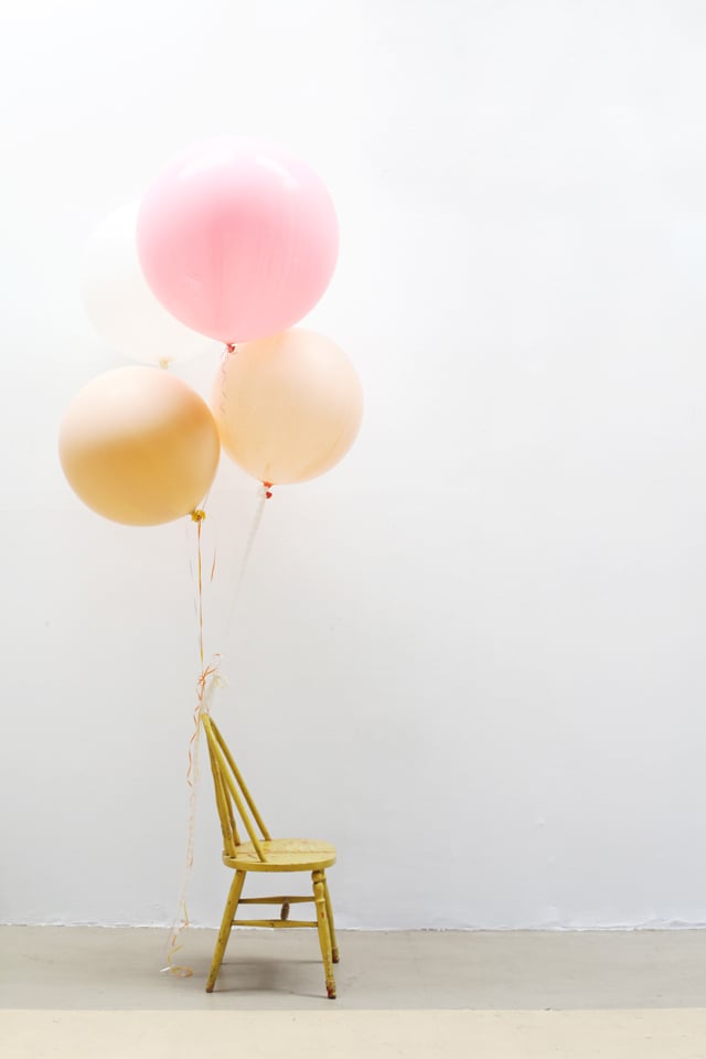 Easy DIY Balloon Fringe Tassel Tutorial on Pretty My Party