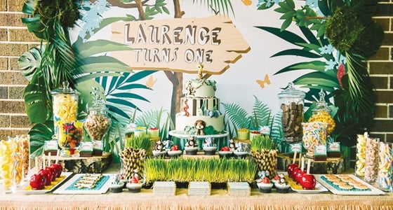 Jungle Themed First Birthday