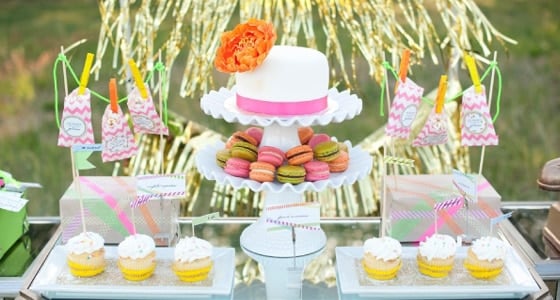 Colorful Neon & Confetti Shower