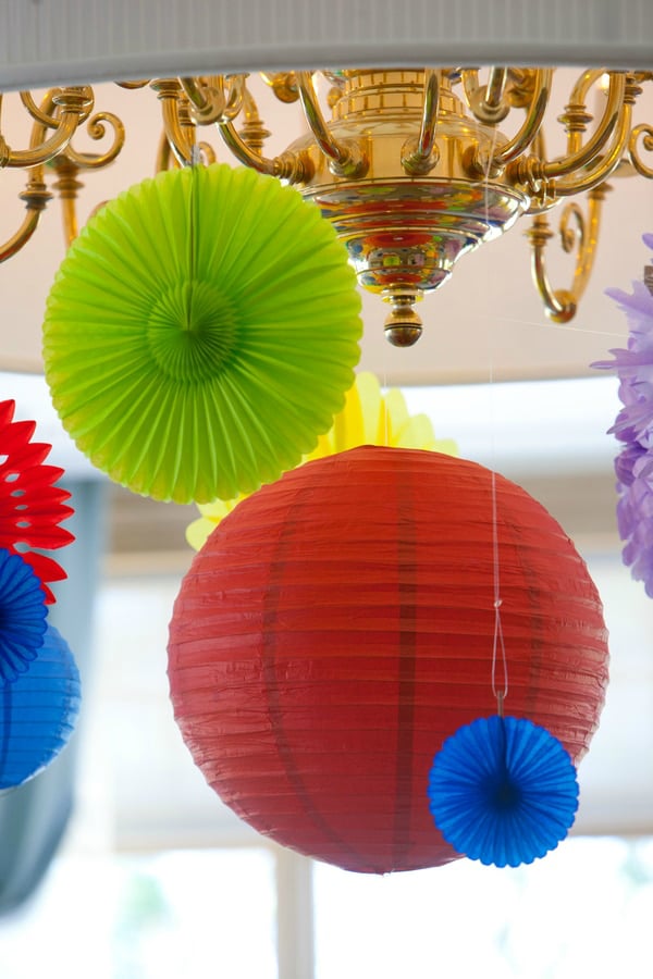Colorful Hanging Party Decorations