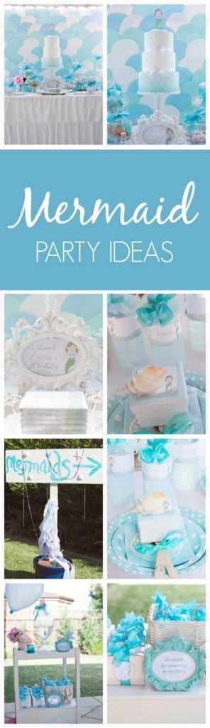Mermaid under the Sea Party featured on Pretty My Party