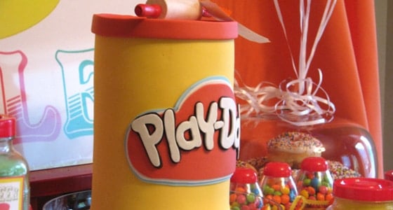 Colorful Play Doh Party